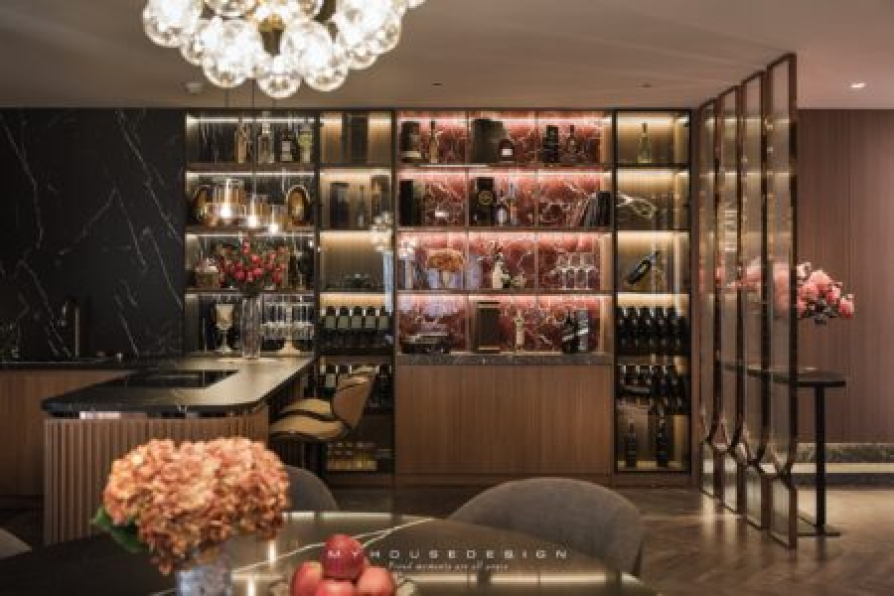 Kts Bui Vien - 3D Living Room - Kitchen Interior Model Download