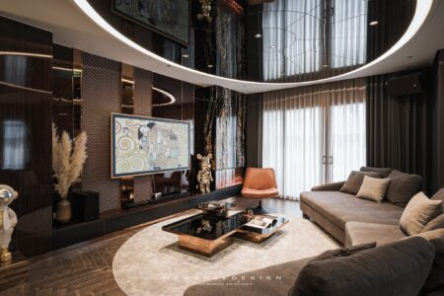 Kts Bui Vien - 3D Living Room - Kitchen Interior Model Download