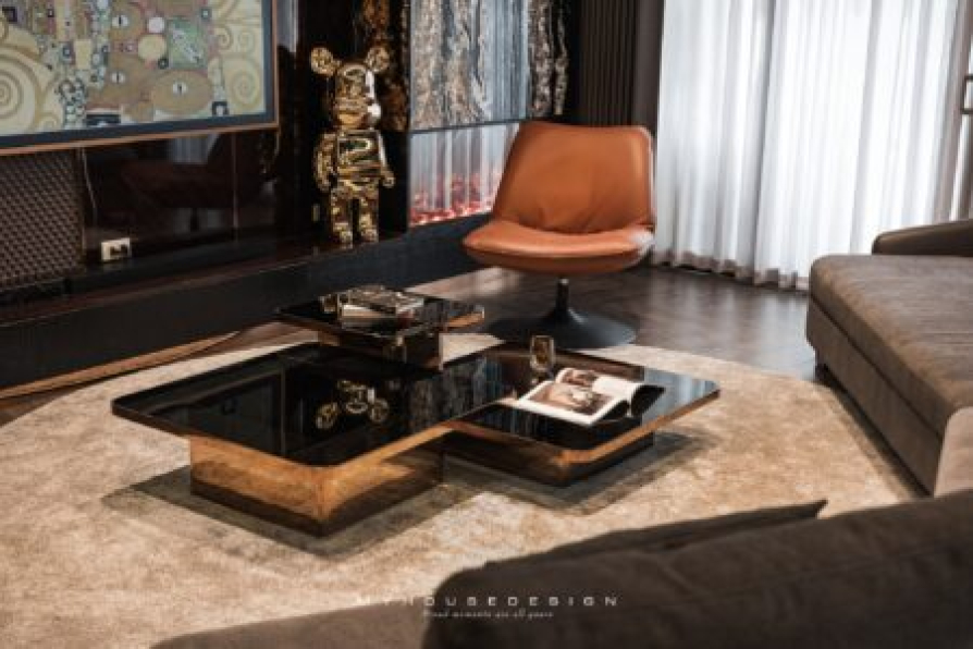 Kts Bui Vien - 3D Living Room - Kitchen Interior Model Download