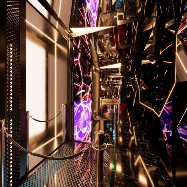 Ta Duyen - Download Free Bar Restaurant Interior Model 