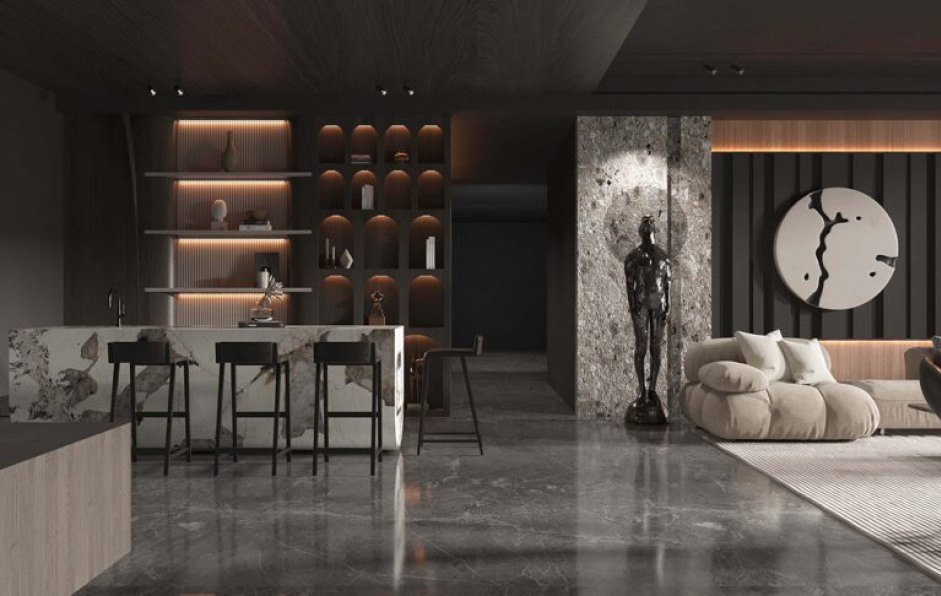 3D Living Room Interior Model Download