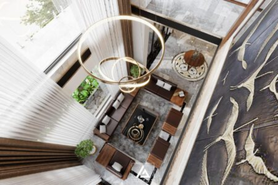 Vu Viet Dung - 3D Living Room - Kitchen Interior Model Download 