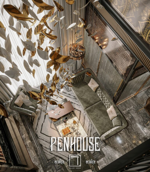 Ng Duc Trung - 3D Living Room - Kitchen Interior Model Download 