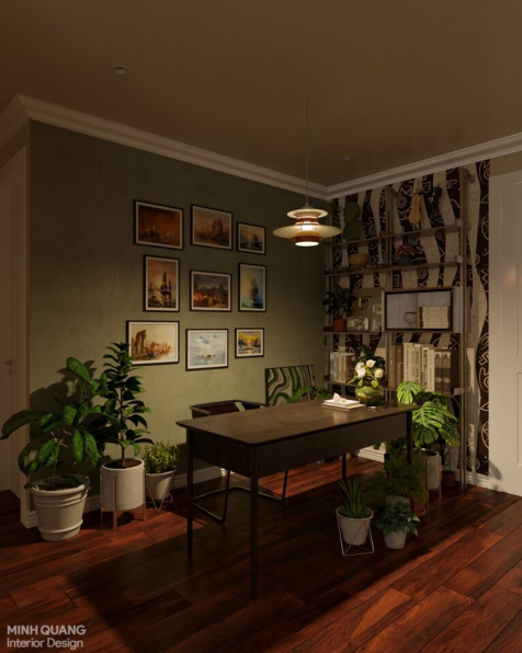 Nguyen Minh Quang - 3D Living Room - Kitchen Interior Model Download 