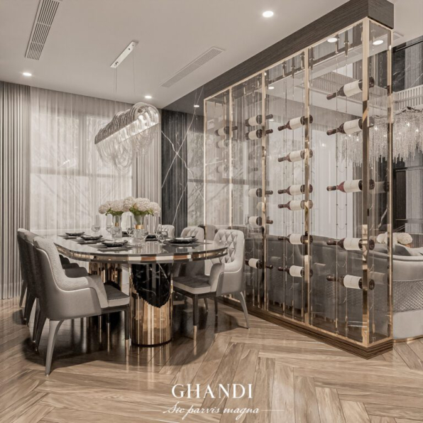 Luu Dao Tu - 3D Living Room - Kitchen Interior Model Download 