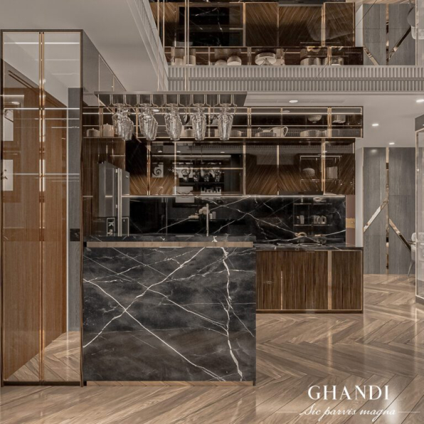 Luu Dao Tu - 3D Living Room - Kitchen Interior Model Download 