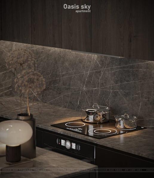 Hoang Dao Ngoc - 3D Living Room - Kitchen Interior Model Download