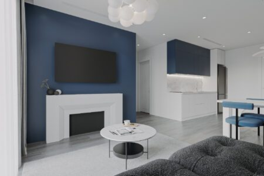 Manh Nguyen - 3D Living Room Interior Model Download by Manh Nguyen