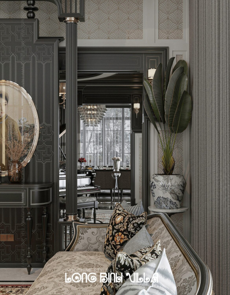 Tran Tien Viet - Indochine Living Room & Kitchen Interior Model Download