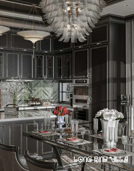 Tran Tien Viet - Indochine Living Room & Kitchen Interior Model Download