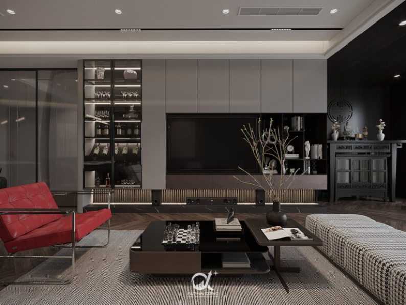 Tuan Anh Doan - 3D Living Room Interior Model Download 