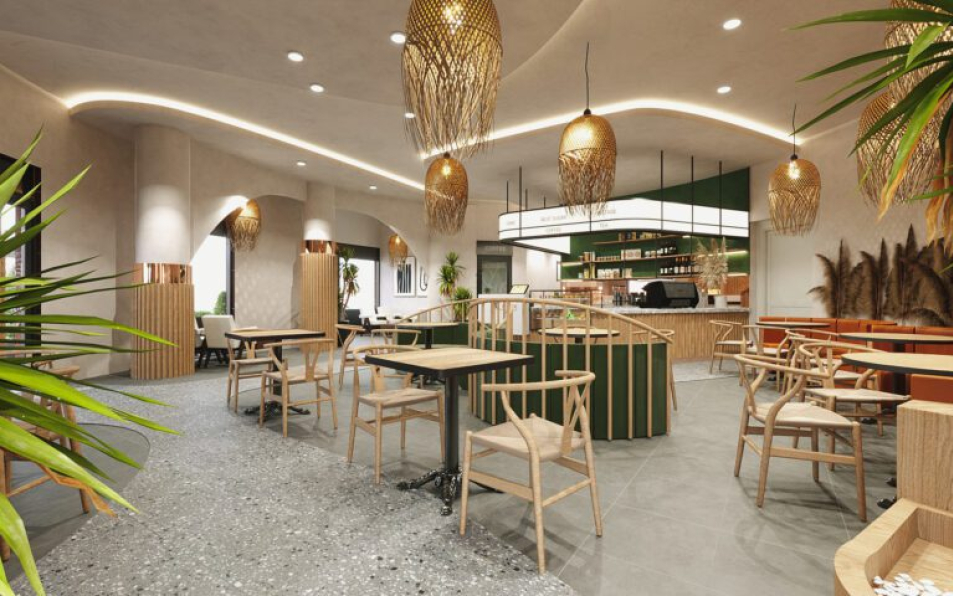 Mai Thu Giang - Free 3D Coffee Room Interior Model Download 