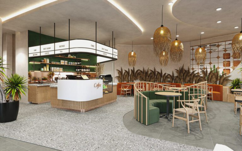 Mai Thu Giang - Free 3D Coffee Room Interior Model Download 