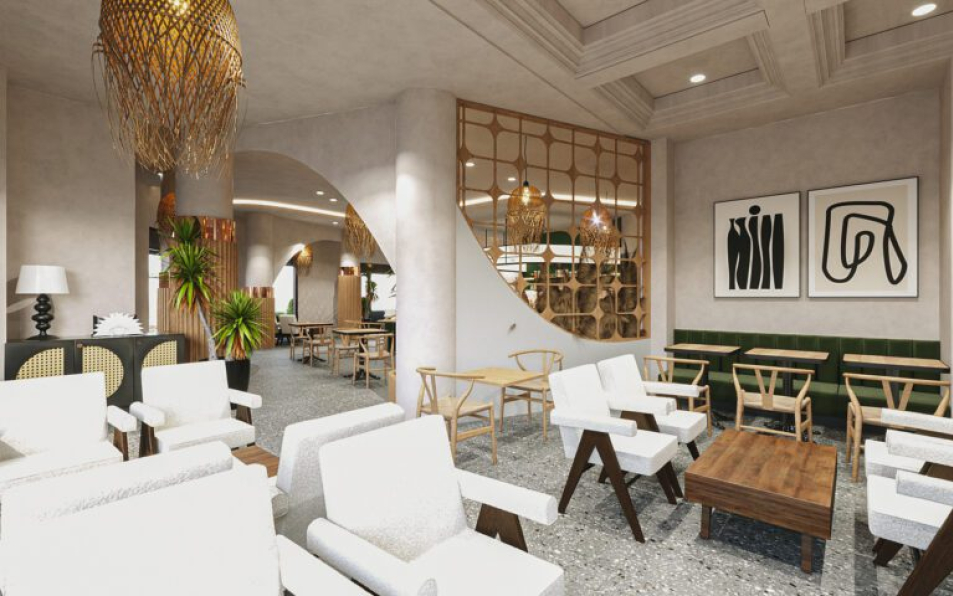 Mai Thu Giang - Free 3D Coffee Room Interior Model Download 