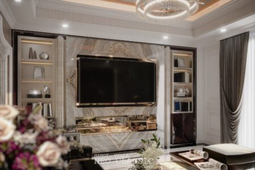 Kts Nhat Minh - 3D Neoclassic Living Room Interior Model Download 