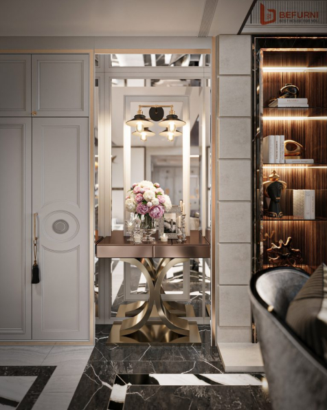 Tuan An - 3D Living Room - Kitchen Interior Model Download