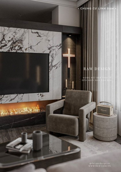 Nguyen Thanh Xuan - 3D Living Room - Kitchen Interior Model Download 