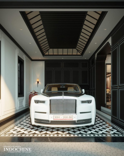 Tran Cong Duan - 3D Indochine Living Room - Kitchen Interior Model Download 