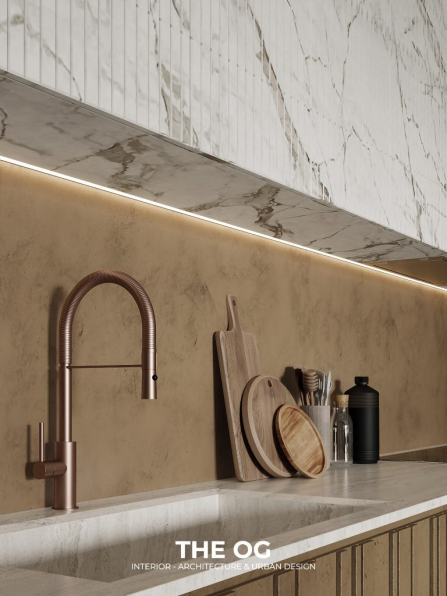 Hoang Nam - 3D Living Room - Kitchen Interior Model Download 