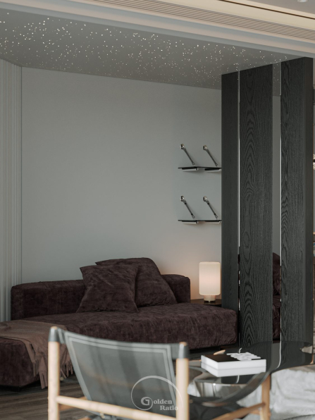 Anh Tu Do 3D Living Room - Kitchen Interior Model Download 