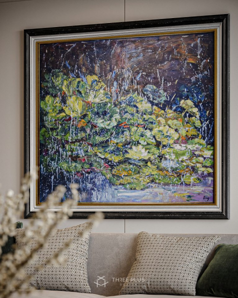 Trung Pham - 3D Living Room - Kitchen Interior Model Download