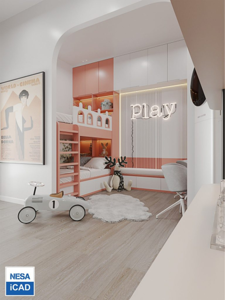 Kim Nhat Linh - Download Free 3D Children Room Interior Model