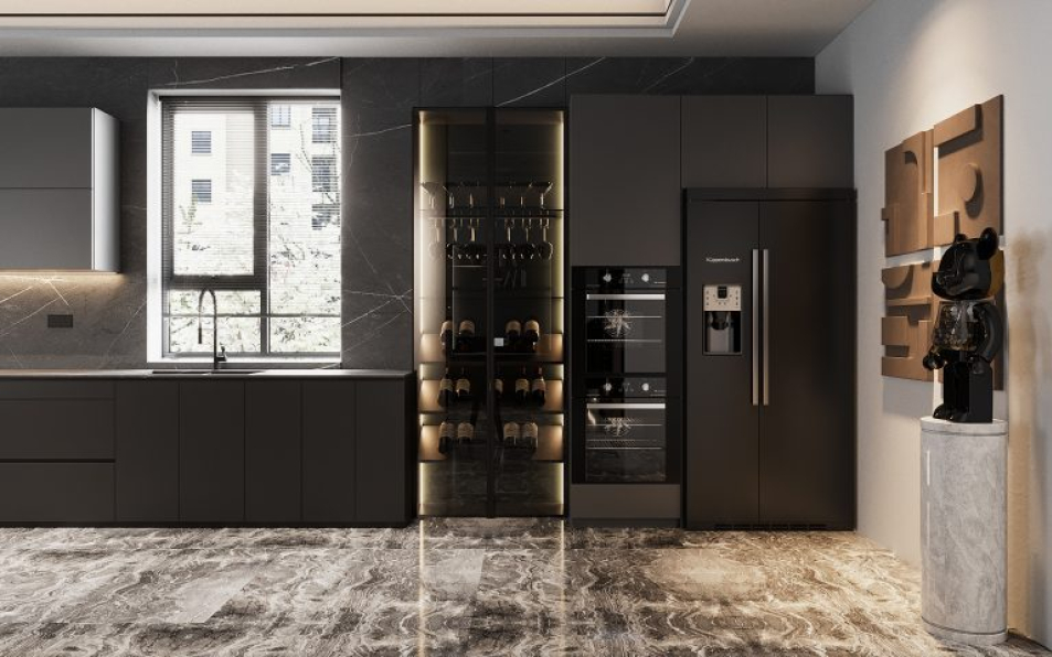 Nguyen Huu Cong - 3D Living Room - Kitchen Interior Model Download