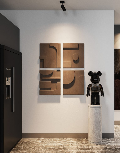 Nguyen Huu Cong - 3D Living Room - Kitchen Interior Model Download