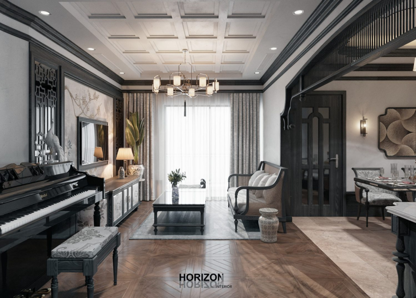 HoangAnh Le - 3D Indochine Living Room Interior Model Download