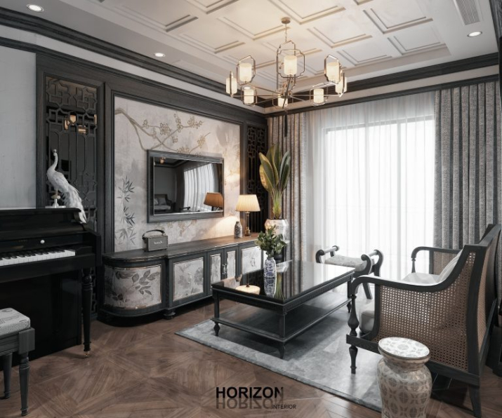 HoangAnh Le - 3D Indochine Living Room Interior Model Download