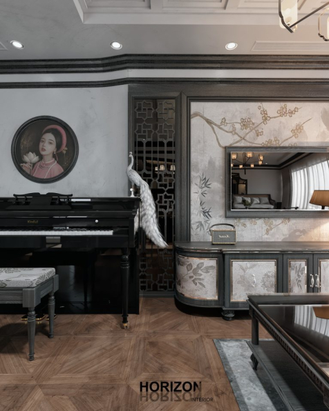 HoangAnh Le - 3D Indochine Living Room Interior Model Download