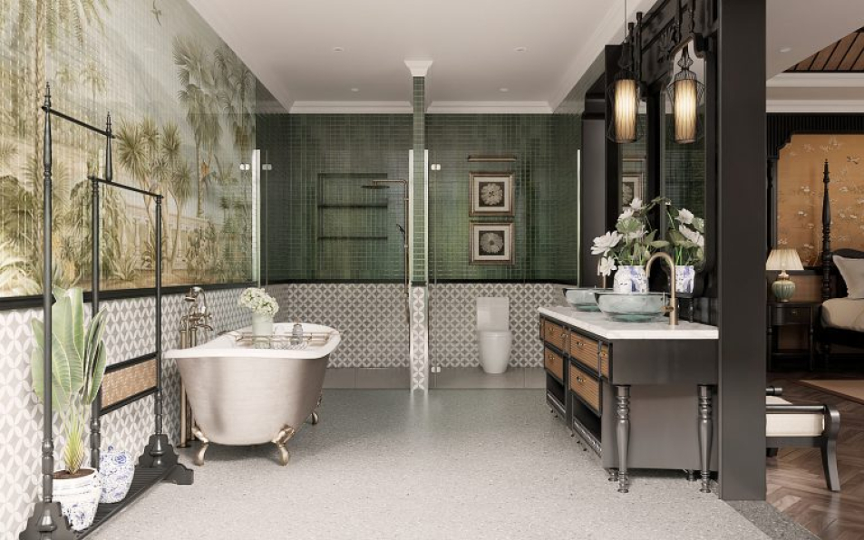 Hoang Mai Thao - Download Free Indochine Bedroom Interior Model 