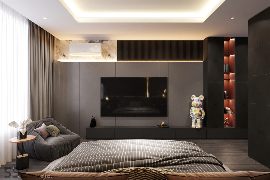 Hai Dang Vo - Download Free 3D Master Bedroom Interior Model 