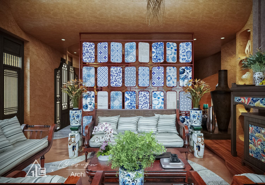 Tran Xuan Binh - Free 3D Indochine House Interior Model Download 