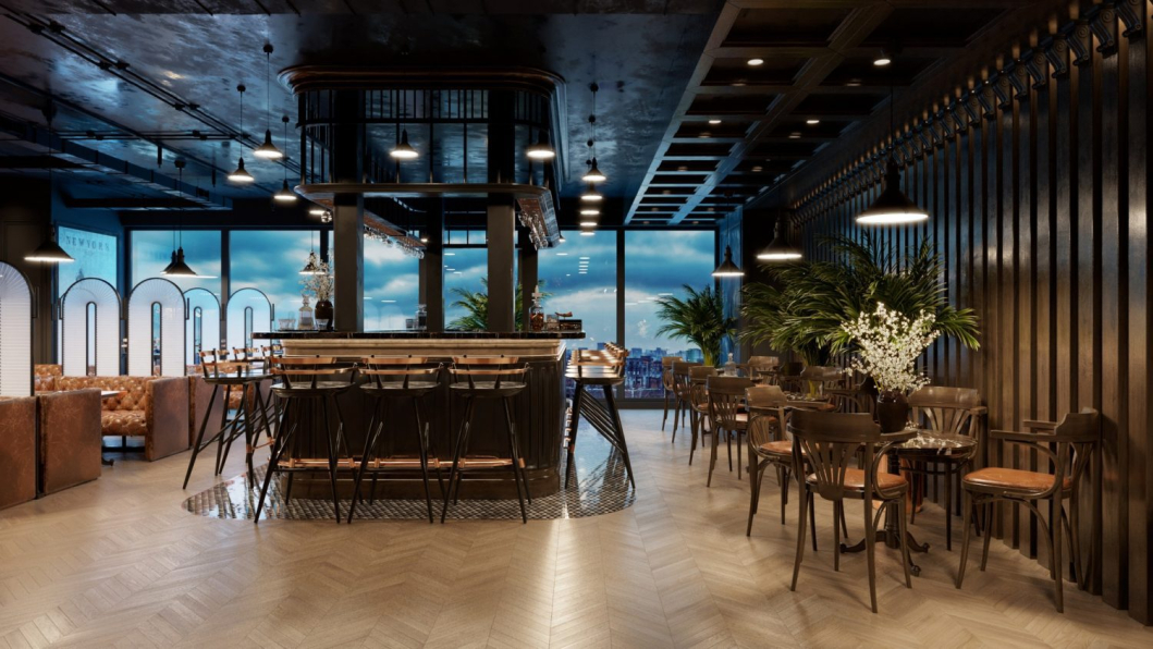  Minh Hoang Vu - Download Free 3D Restaurant Interior Model