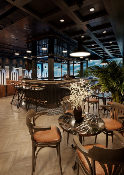  Minh Hoang Vu - Download Free 3D Restaurant Interior Model