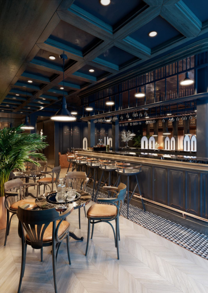  Minh Hoang Vu - Download Free 3D Restaurant Interior Model