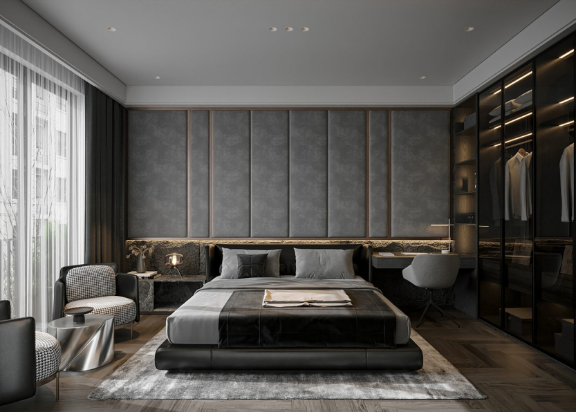 Download Free 3D Master Bedroom Interior Model by Nguyen Duy Diep