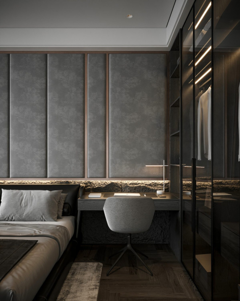 Download Free 3D Master Bedroom Interior Model by Nguyen Duy Diep