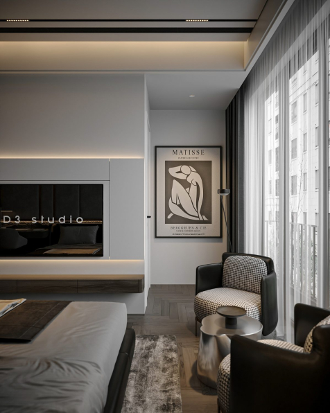 Download Free 3D Master Bedroom Interior Model by Nguyen Duy Diep