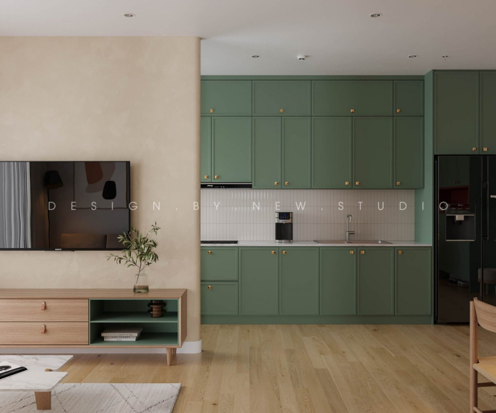 Nguyen Quang Hai - 3D Living Room - Kitchen Interior Model Download 