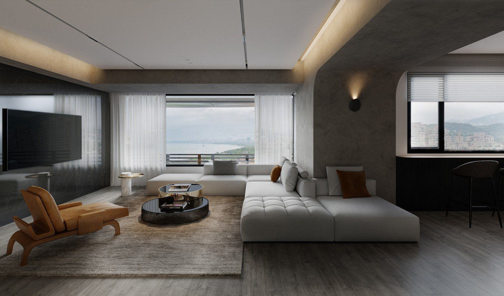 Kien Nguyen - 3D Living Room - Kitchen Interior Model Download