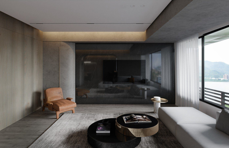 Kien Nguyen - 3D Living Room - Kitchen Interior Model Download