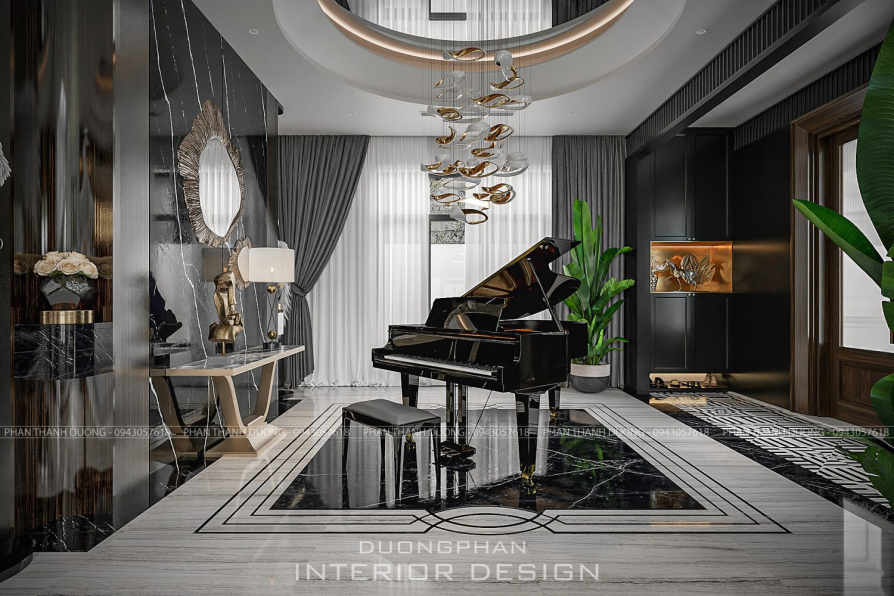 Phan Thanh Dương - 3D Living Room - Kitchen Interior Model Download