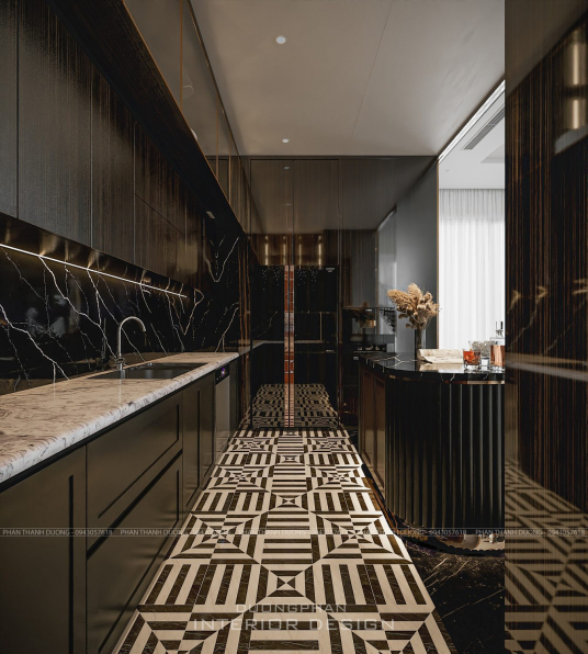 Phan Thanh Dương - 3D Living Room - Kitchen Interior Model Download