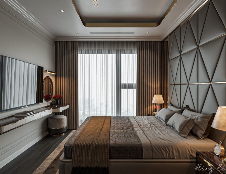 Hung Le - Download Free 3D Master Bedroom Interior Model 