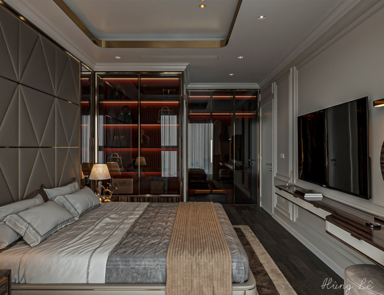 Hung Le - Download Free 3D Master Bedroom Interior Model 