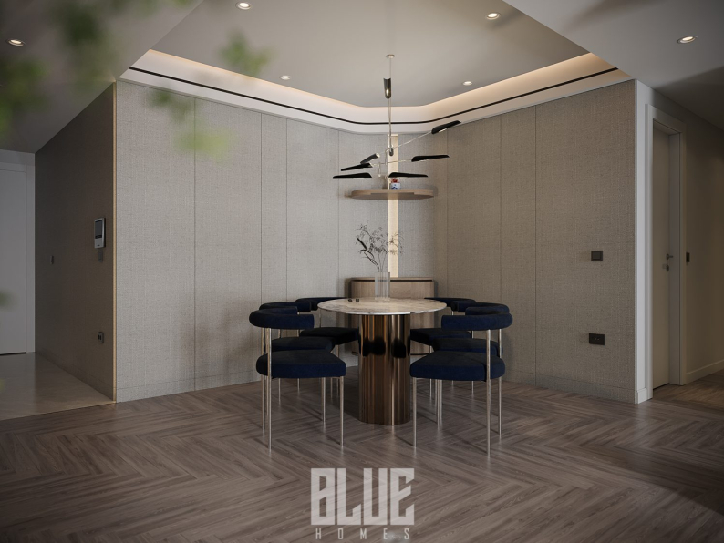 Huy Pham - 3D Living Room - Kitchen Interior Model Download 