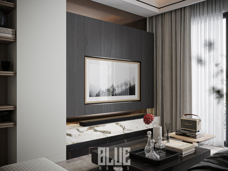Huy Pham - 3D Living Room - Kitchen Interior Model Download 