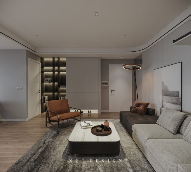 Nguyen Ngoc Tung - 3D Living Room - Kitchen Interior Model Download